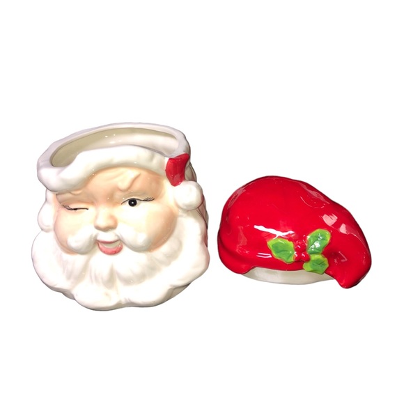 Santa Claus canister cookie jar - Picture 6 of 7